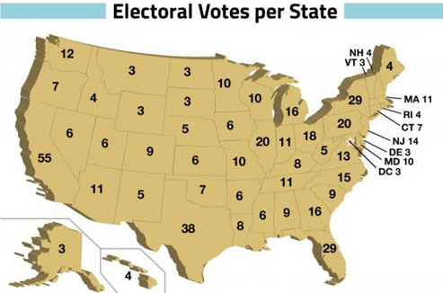 Electoral College map